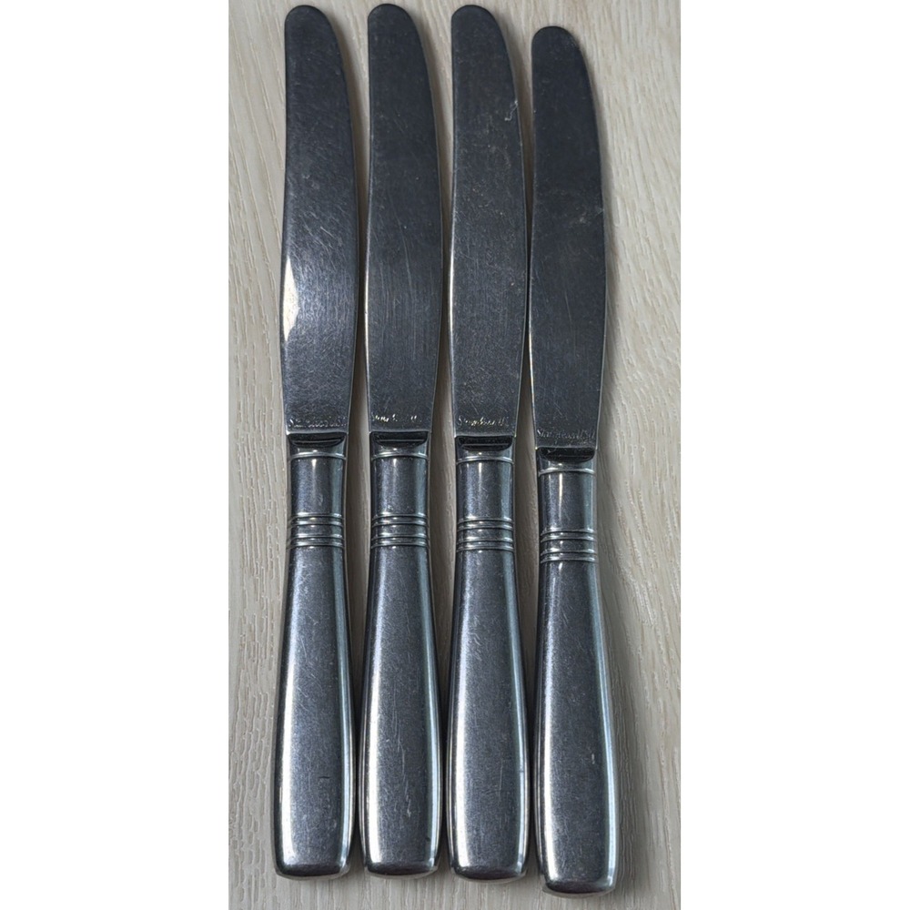 Stainless by Imperial USA Set of 4 Replacement Butter Knifes